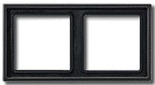 Рамка универсальная Jung LS990 metal 2-м. антрацит картинка